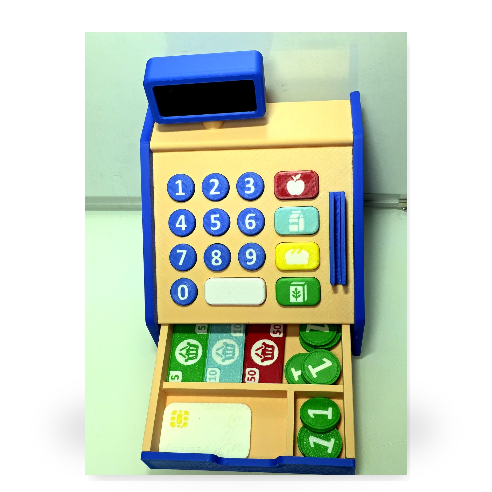 Toy Cash Register Play Set by WE3D